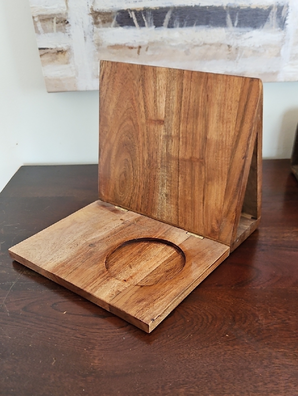 Natural Wood Reading Valet/Book Stand